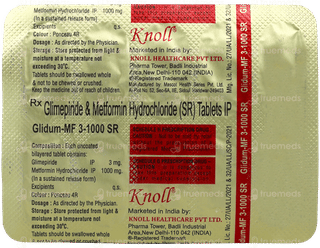 Glidum Mf 3-1000 Sr Tablet 10